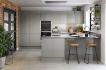 Second Nature / PWS Remo Matt Silver Grey Handleless